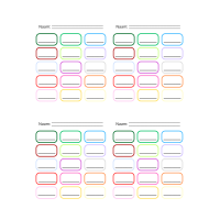 Kleurcode bewerkingen tot 20 zonder brug